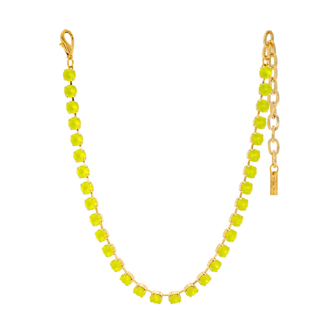 Colored Crystal Oakland Necklace