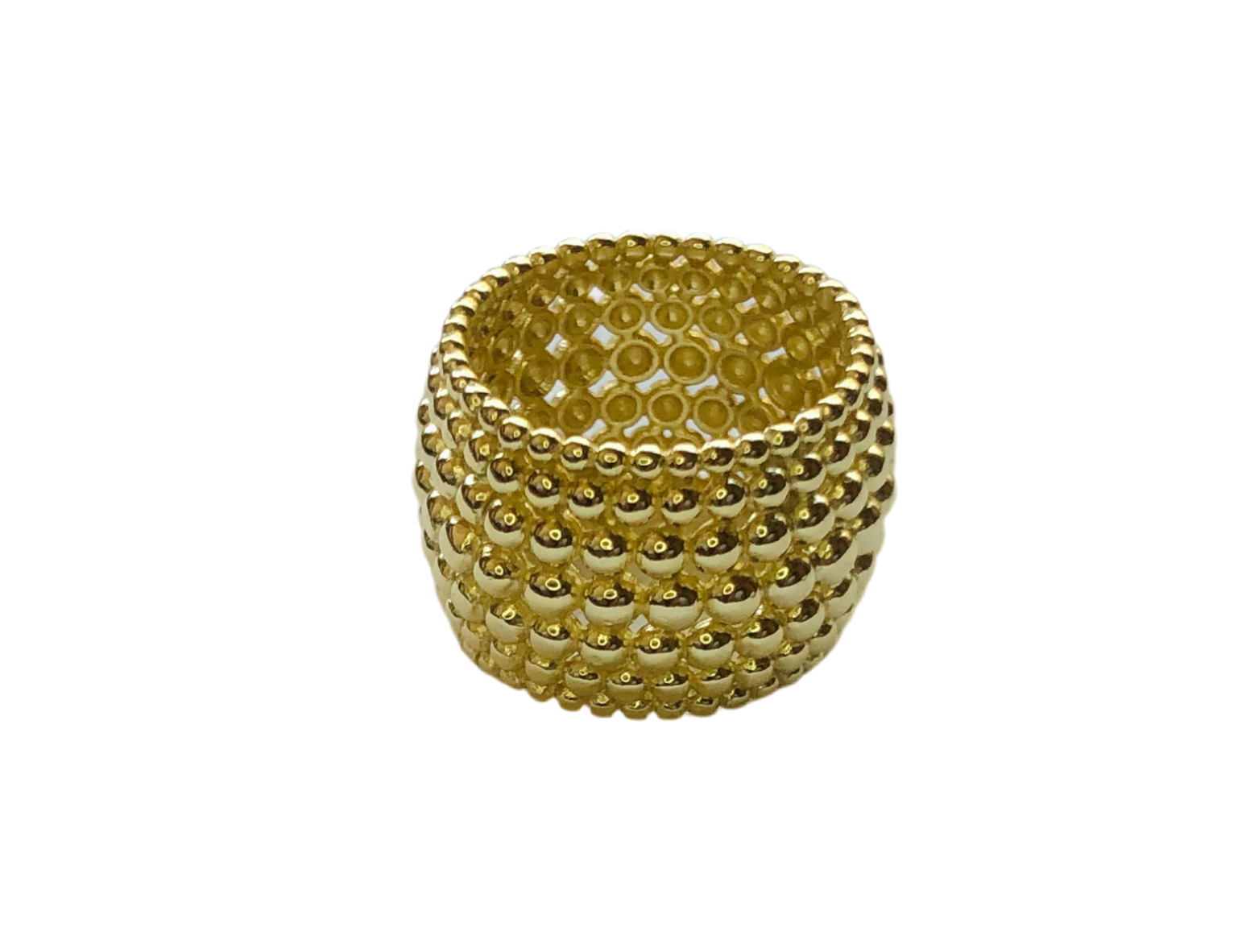 Gold Layered Ball Ring