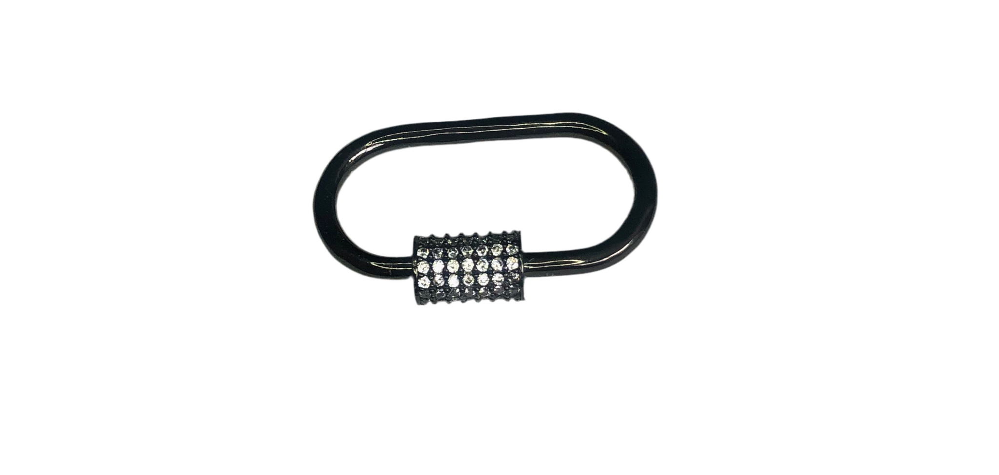 Black Carabiner Charm