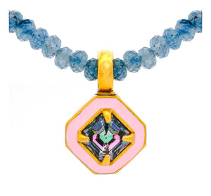 Dakota Necklace in Light Pink