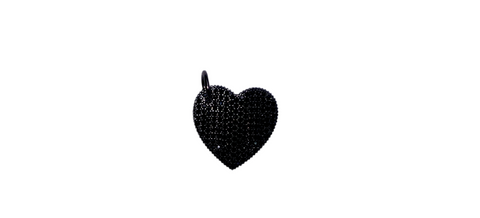 Black Heart Charm