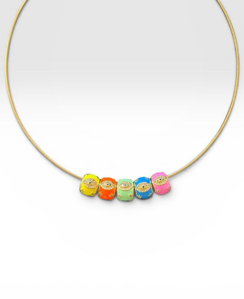 Cabana Spacer Charm Necklace