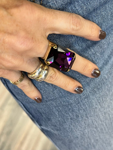 Mini Soleil Cocktail Ring