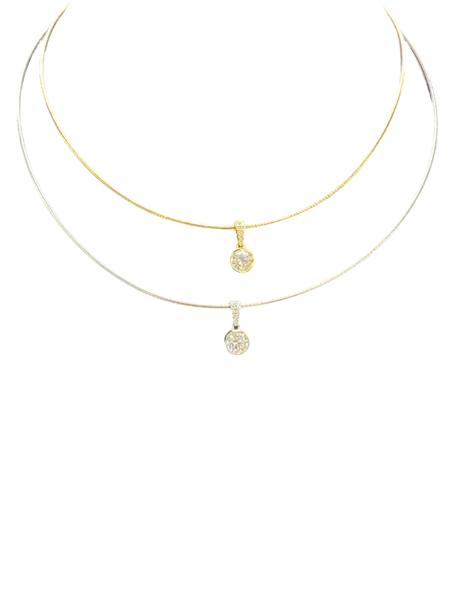 Diamond Solitaire Pendant Necklace