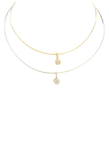 Diamond Solitaire Pendant Necklace