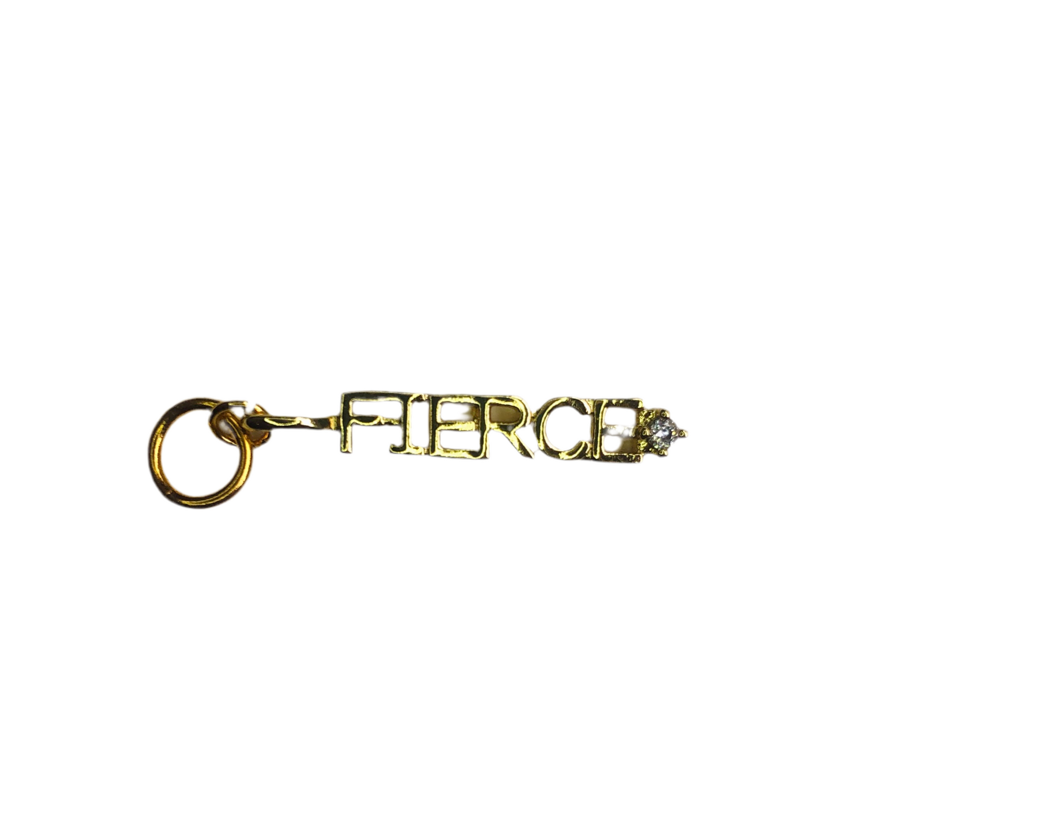Gold FIERCE Charm