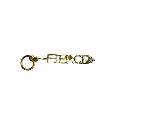 Gold FIERCE Charm