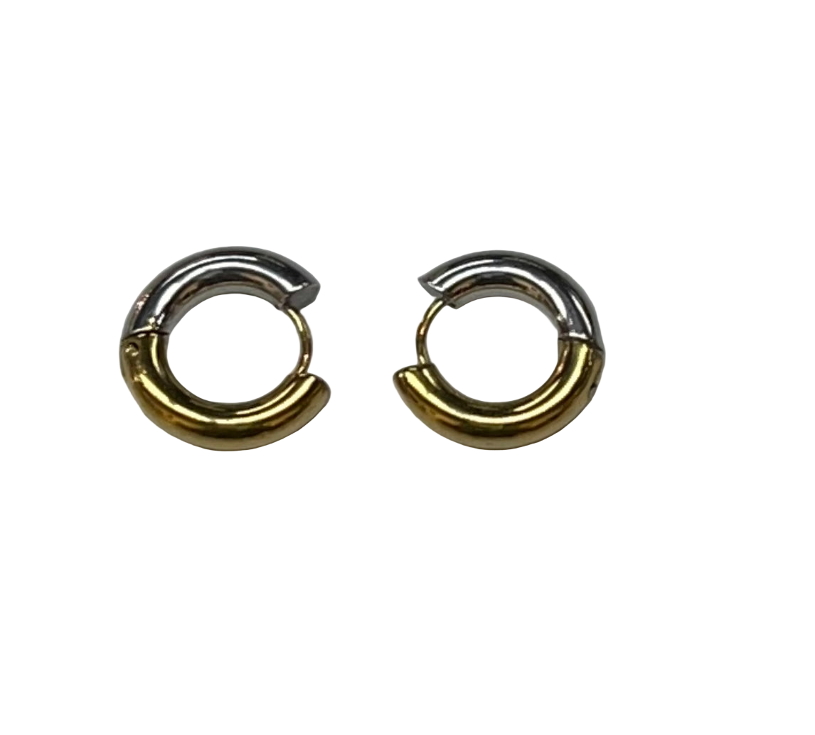 Small Hinged Hoop Earrings