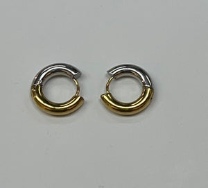Small Hinged Hoop Earrings