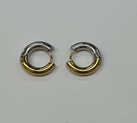 Small Hinged Hoop Earrings