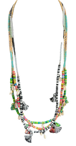 Long Puka Shell Necklace