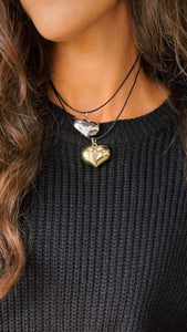 Puffy Heart Choker