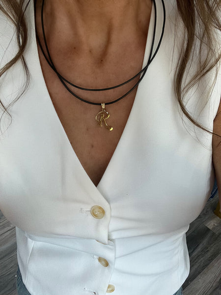 Initial Rope Necklace