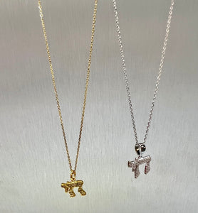 Diamond Chai Necklace