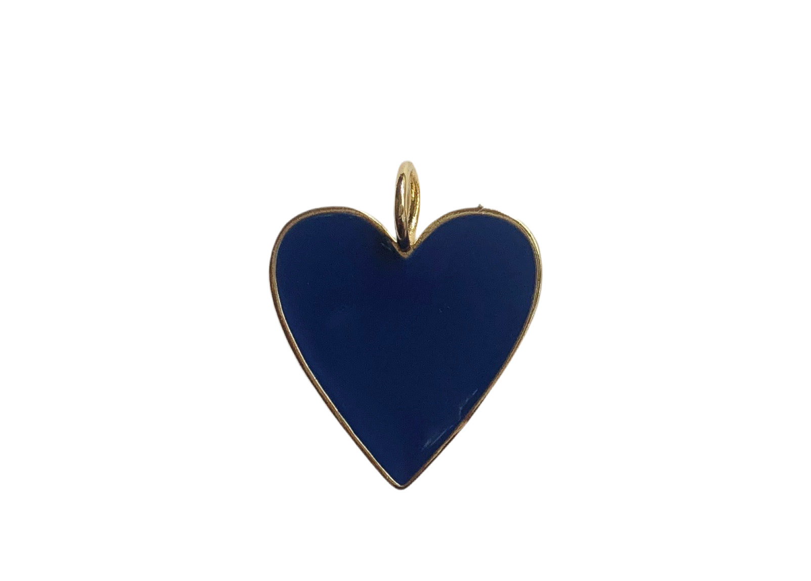 Blue Enamel Heart