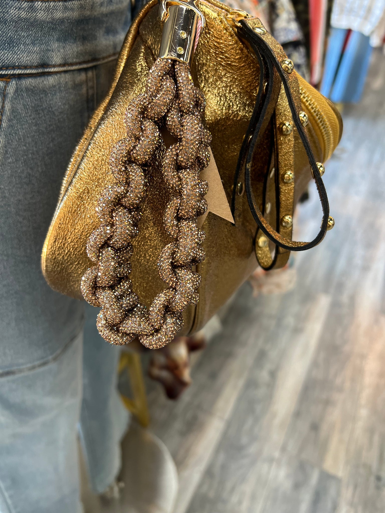 Crystal Bag Charm