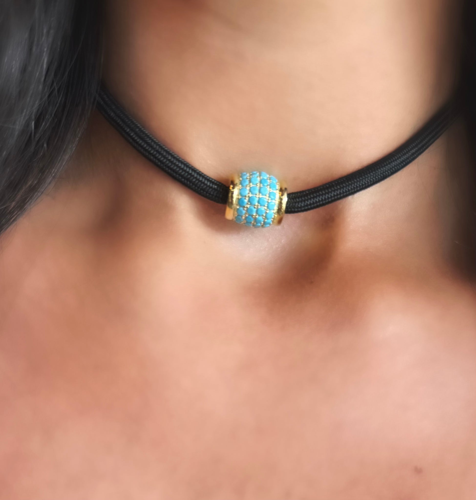 Turquoise Spacer Choker