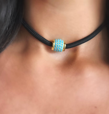 Turquoise Spacer Choker