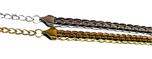 Large Cuban Herringbone Anklet