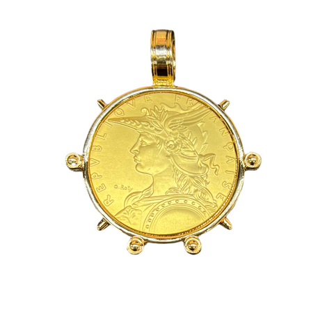 Vintage Coin Charm