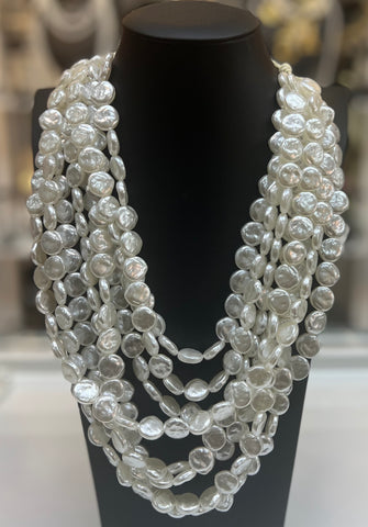 Coin Pearl Necklace