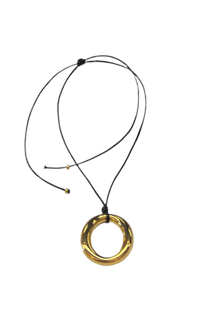 Gold Circle Pendant