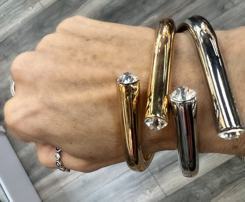 Twist Hollow Cuff Bracelet