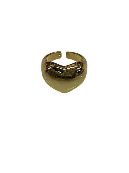 Medium Puffy Heart Ring