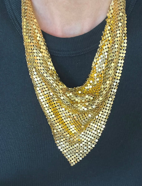 Shimmery Scarf Necklace