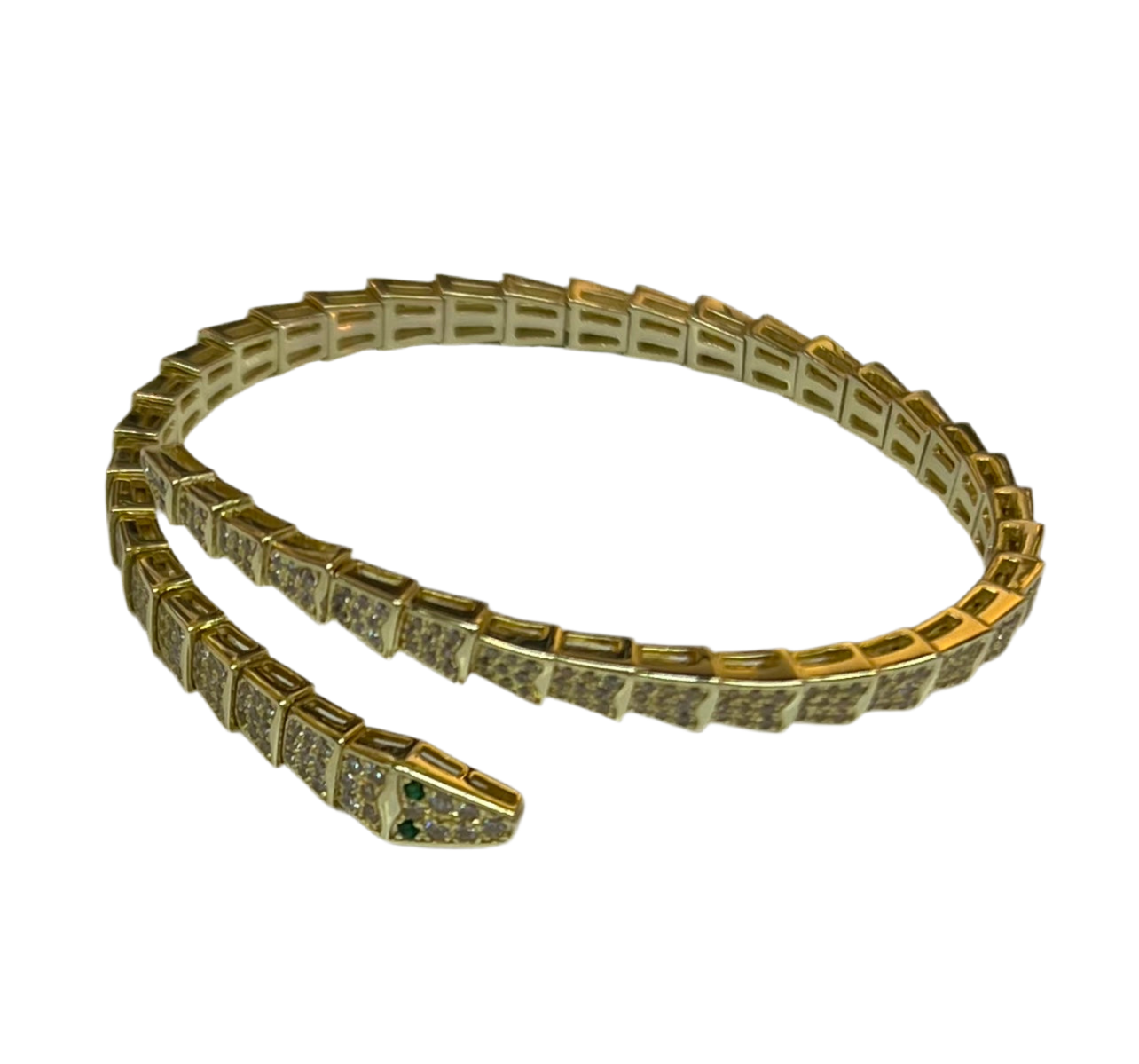 Gold Serpent Cuff Bracelet