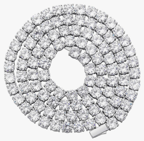 16” Classic Baguette Tennis Necklace