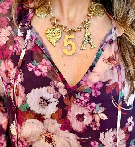 Paris Charm Necklace