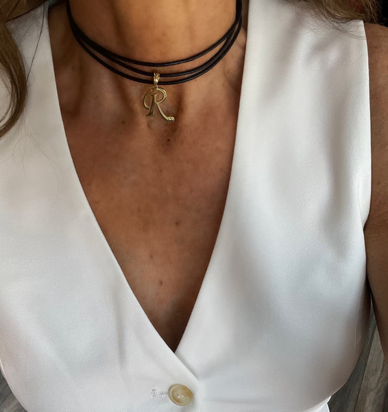 Initial Rope Necklace