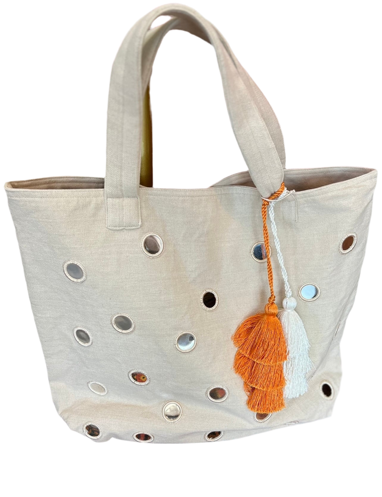 Khaki Mirror Tote