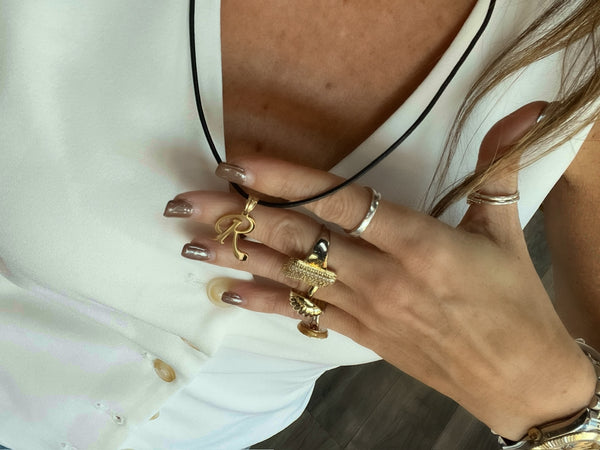 Initial Rope Necklace