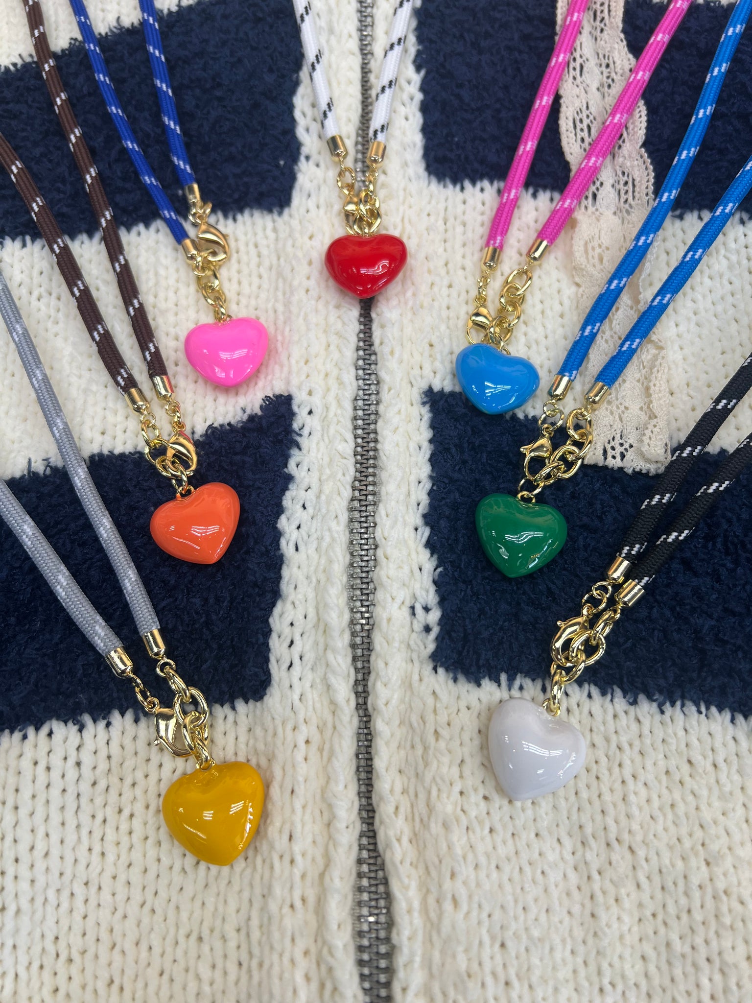 Color Pop Candy Cord Necklaces