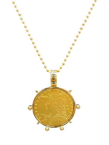 Gold Coin Necklace