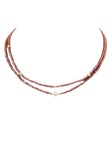 Red Beaded Necklace