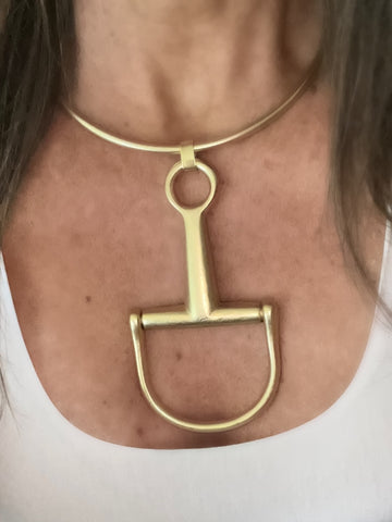 Horsebit Collar Necklace