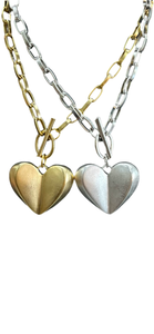 Heart Toggle Necklace
