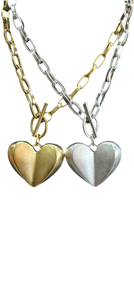 Heart Toggle Necklace