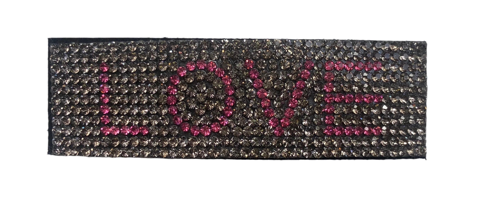 Gunmetal LOVE Barrette