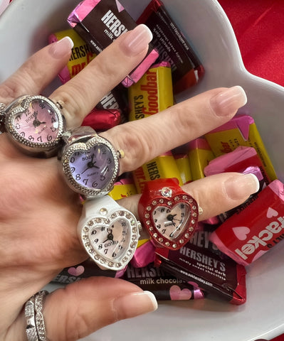 Heart Watch Rings