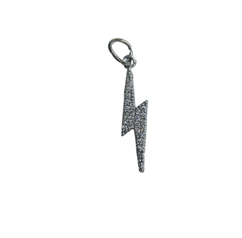 Silver Small Lightening Bolt
