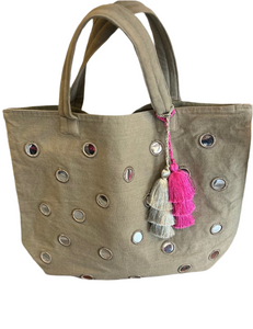 Olive Mirror Tote