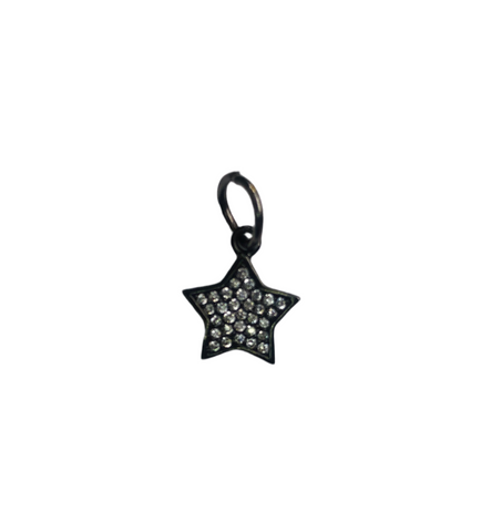 Gunmetal Star Charm