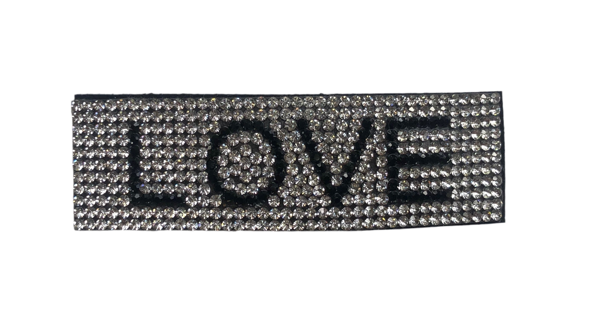Silver LOVE Barrette