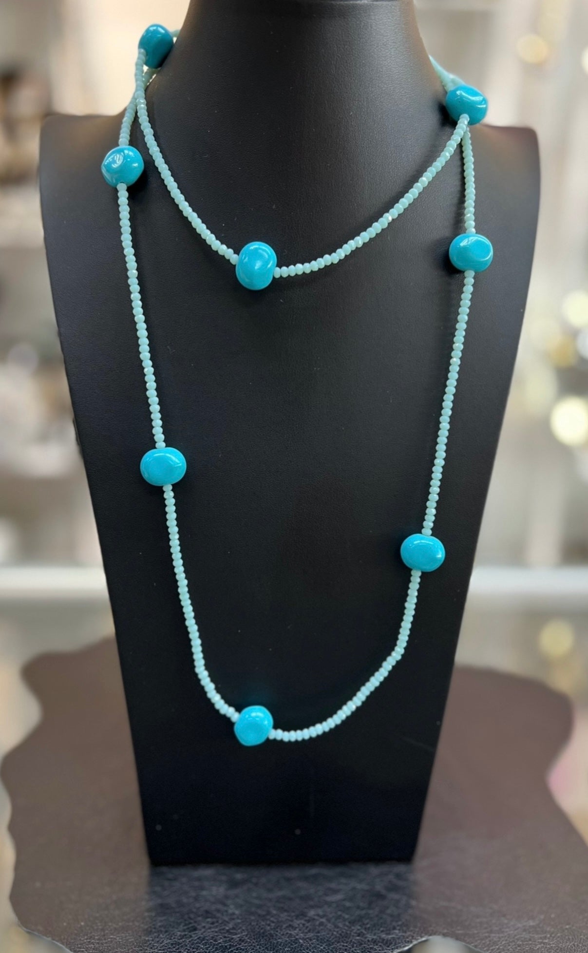 Turquoise Beaded Necklace
