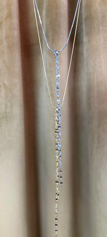 Sparkly Lariat Necklace