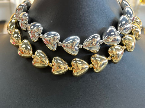 Puffy Heart Necklace